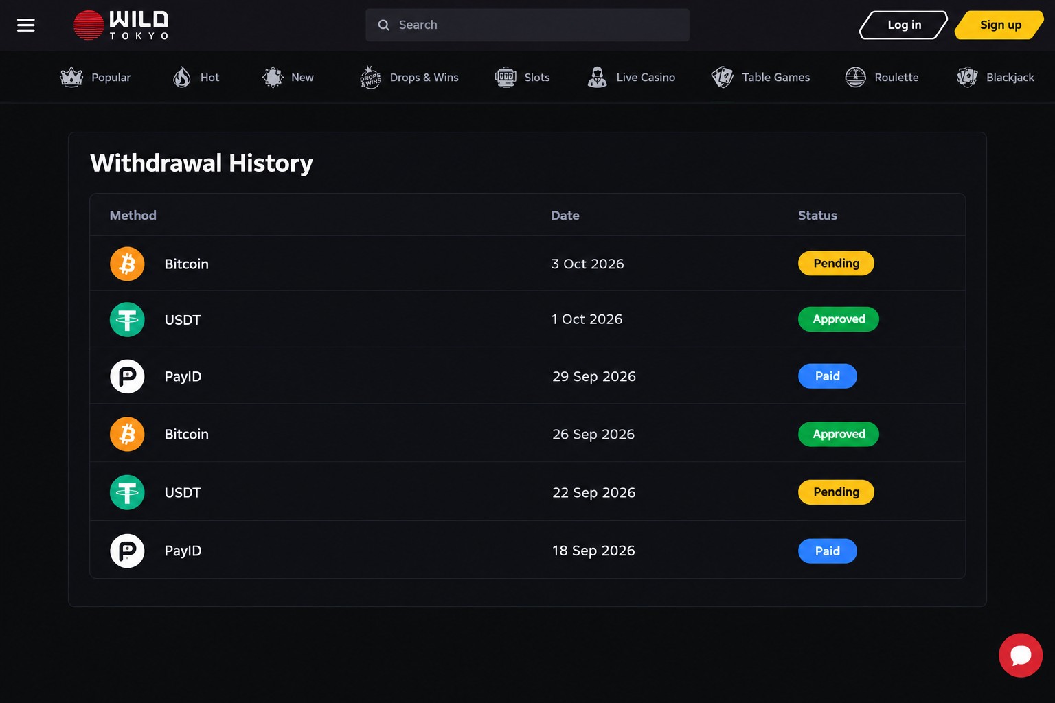 1. Wild Tokyo: Fastest overall (crypto) — instant withdrawal casino Australia real money cryptocurrency payout speed overview 1. Wild Tokyo: Fastest overall (crypto) — instant withdrawal casino Australia real money