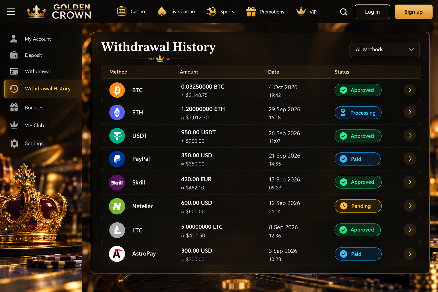 4. Golden Crown: Fastest e-wallet — instant withdrawal casino Australia real money electronic wallet payout overview 4. Golden Crown: Fastest e-wallet — instant withdrawal casino Australia real money